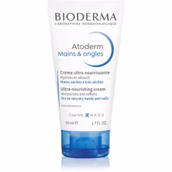 La crème pour les mains Bioderma Atoderm est conçue pour les mains très sèches, sensibles et à peau atopique. La peau des mai ...