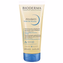 Bioderma Atoderm Huile de Douche 100 ml est une huile de douche qui nettoie en douceur les peaux sensibles sèches, très sèche ...