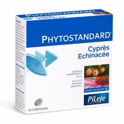 PilejePhytostandard de cyprès et d'échinacéeComplément alimentaire30 comprimés L'extraction des composés est à l'origine de l ...