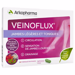 Arkopharma Veinoflux Jambes Légères et Toniques 30 Gélules