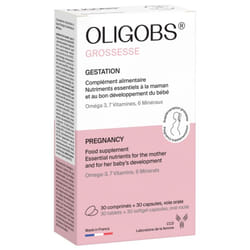 Laboratoire CCD Oligobs Grossesse 30 Comprimés + 30 Capsules