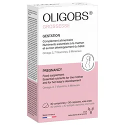 Laboratoire CCD Oligobs Grossesse 30 Comprimés + 30 Capsules