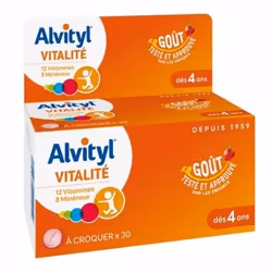 Alvityl Vitalité 30 comprimés à croquer
