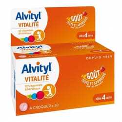 Alvityl Vitalité 30 comprimés à croquer