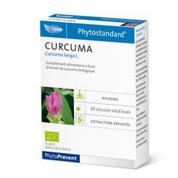 Phytostandard de curcuma 20 gélules