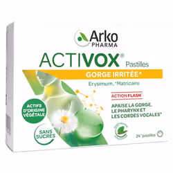 Arkopharma Activox Arôme Menthe Eucalyptus 24 Pastilles