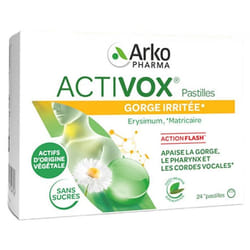Arkopharma Activox Arôme Menthe Eucalyptus 24 Pastilles