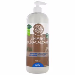 GIFRERBébéLiniment oléo-calcaireStabiliséSoin pour le change900ml    Traitement:- Des brûlures superficielles- Erythème fessi ...