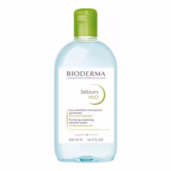 Avoir une peau parfaitement propre est essentiel pour votre beauté. L’eau micellaire nettoyante Bioderma Sébium H2O contient un ensemble de substances actives spécialement créé pour les besoins des peaux mates ou acnéiques. Elle régule aussi la formation de sébum et laisse la peau propre et fraîche.