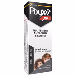 POUXIT Pouxit XFTraitement anti-poux et lentes15 minutes 100ml Les lentes sont souvent responsables de l’échec des traitement ...