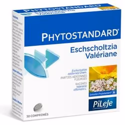 Complément alimentaire à base d'extraits d'eschscholtzia et de valériane des laboratoires Phytostandard-phytoprevent