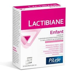 Pileje Lactibiane enfant - 10 sachets de 1g