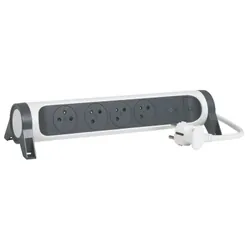Legrand 0 494 15 unité de distribution d'énergie 4 sortie(s) CA Gris, Blanc