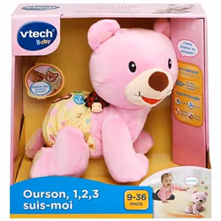 VTech Ourson, 1, 2, 3 Suis-Moi Rose
