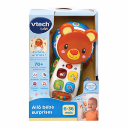 VTech Allo Bebe Surprises Brun