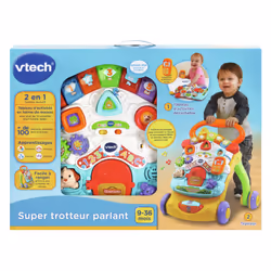 VTech Super Trotteur Parlant 2 En 1 Orange - Vue supplémentaire 7