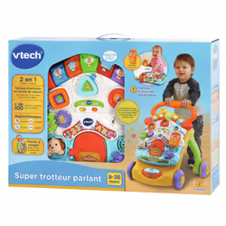 VTech Super Trotteur Parlant 2 En 1 Orange - Vue supplémentaire 8