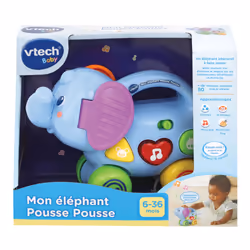 VTech Mon Elephant Pousse Pousse