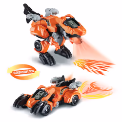 VTech Switch & Go Dino's FUREX, LE SUPER T-REX, 4 an(s), Plastique, Orange, 310 g