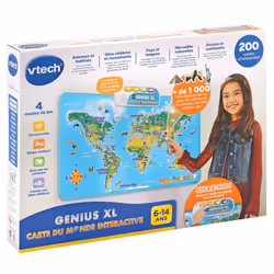 VTech GENIUS XL - CARTE DU MONDE INTERACTIVE - Vue supplémentaire 3