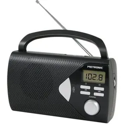 Metronic 477205 Radio portable Numérique Noir