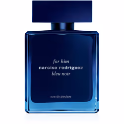 L’incroyable eau de parfum Narciso Rodriguez For Him Bleu Noir vous enchantera par sa combinaison raffinée de cèdre de l’Himalaya « bleu » et de bois d’ébène noir.