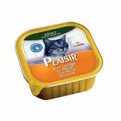 Barquette PLAISIR Poulet Lait Pour Chat 100gr