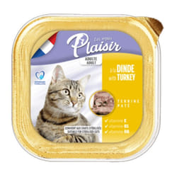 Pâté PLAISIR dinde Pour Chat 100Gr
