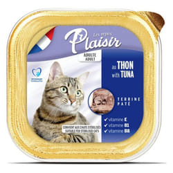 Pâté PLAISIR Thon Pour Chat 100 gr