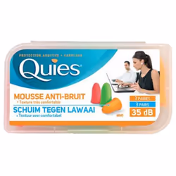 Quies Protection Auditive Mousse Confort 3 paires