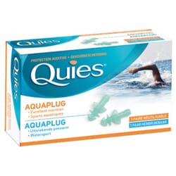 Quies Aquaplug Protection Auditive 1 paire réutilisable