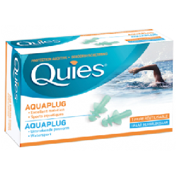 Quies Aquaplug Protection Auditive 1 paire réutilisable