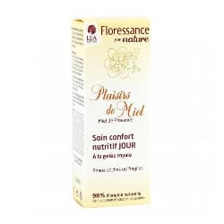 FLORESSANCE PLAISIRS DE MIEL SOIN NUTRITIF CONFORT JOUR A LA GELEE ROYALE PEAUX SECHES OU FRAGILES 50ML