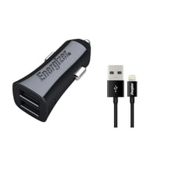 Energizer DCK2CULI3 chargeur d'appareils mobiles Universel Noir Allume-cigare Auto