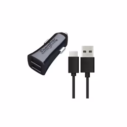 Chargeur Voiture ENERGIZER avec câble USB Type C - Idéale pour charger rapidement votre smartphone et  tablette, ou 2 smartph ...