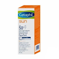 CETAPHIL SUN FACE FLUID TEINTE LIGHT MEDIUM SPF50+, 50ML