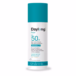 Daylong Sensitive, Liquide de protection solaire, Visage, Flacon pompe, Anti-âge, Matifiant, Protection, Peau mixte, Peau gra ...