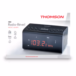 Thomson CR50 Radio portable Horloge Noir - Vue supplémentaire 6