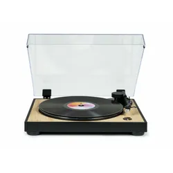 Thomson TT300 platine Tourne-disque entraîné par courroie Noir, Jaune