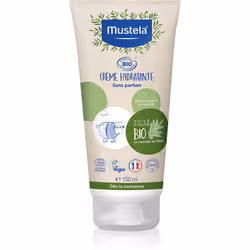 Le produit Mustela BIO prend soin de la peau du corps du jeune enfant et lui apporte l’hydratation nécessaire.