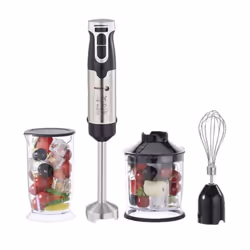 Set Mixeur Plongeur Fagor Mixcity - Puissance 800W - 6 vitesses + Turbo - Lames inox - Fouet - Presse purée - Hachoir 500ml - ...