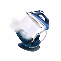 Fagor FG055, Fer à repasser à sec ou à vapeur, Semelle en céramique, 100 g/min, Bleu, Blanc, 25 g/min, 0,24 L