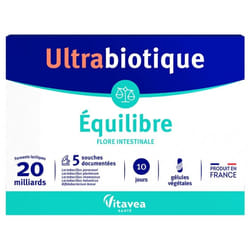 Vitavea Ultrabiotique Équilibre 10 Gélules Végétales