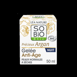 SO'BiO PRECIEUX ARGAN CREME DE NUIT ANTI-ÂGE 40 ML