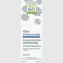 SO'BiO Concentré éclat anti-tâche Fleur d'immortelle, 40ml