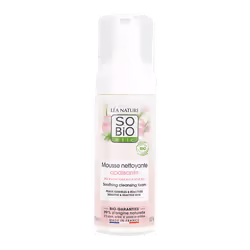 SO BiO la Mousse nettoyante apaisante sans savon ni sulfate enrichie en pur jus d'Aloe vera bio