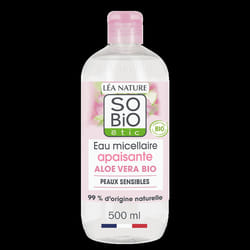 SO'BIO EAU MICELLAIRE HYDRATANTE, 500 ML