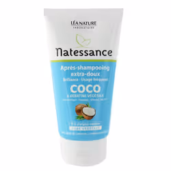 NATESSANCEAprès-shampooing Coco & Kératine végétaleExtra-doux, démêlant et brillanceTous types de cheveux, cheveux sensibilis ...