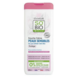 Léa Nature SO BIO étic Douche Crème Peaux Sensibles Aloe Vera Bio 650 ml