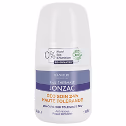 Eau de Jonzac Déo Soin Haute Tolérance 50 ml est idéal pour les peaux sensibles, offrant 3 actions déodorantes pour une effic ...